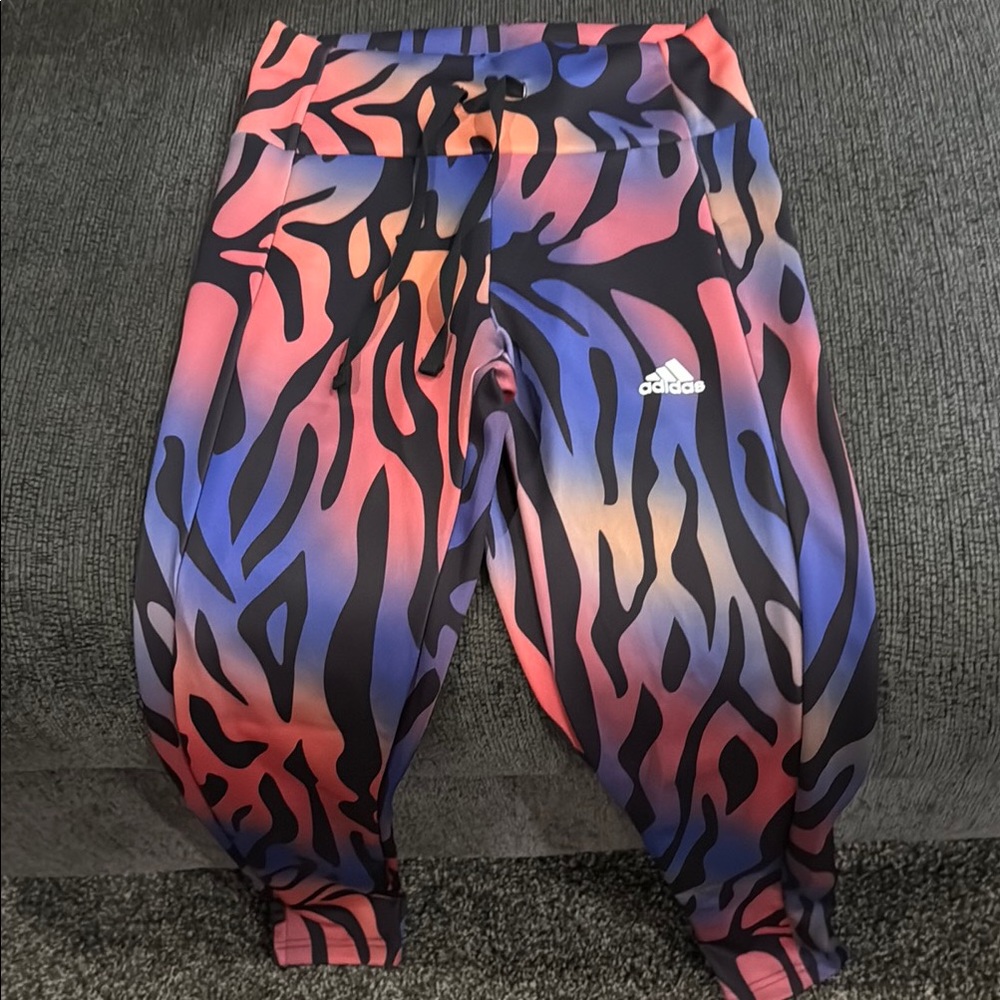 Adidas Vibrant Animal Print Leggings